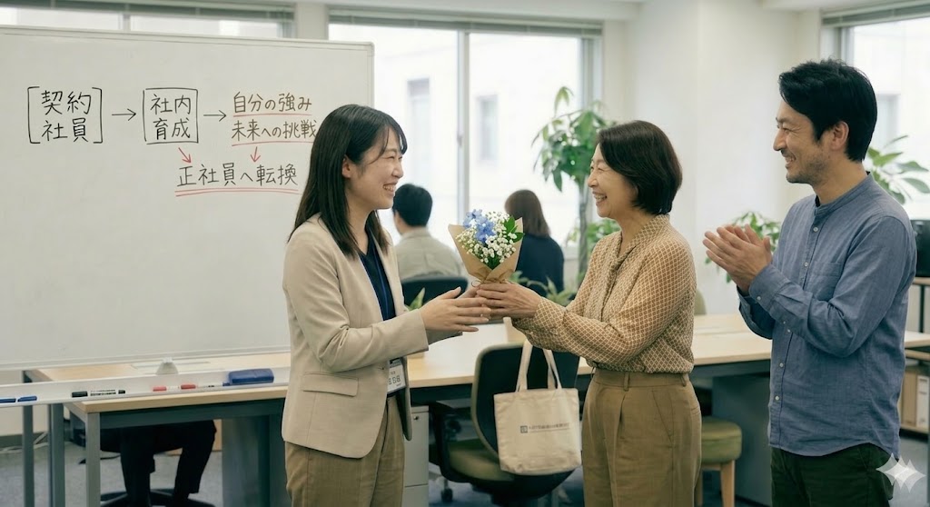 キャリアアップ助成金正社員化コース事例①